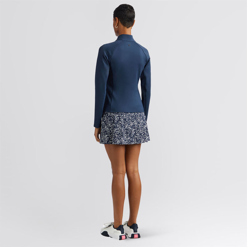 Quilted Nylon Interlock Hybrid Jacket Twilight