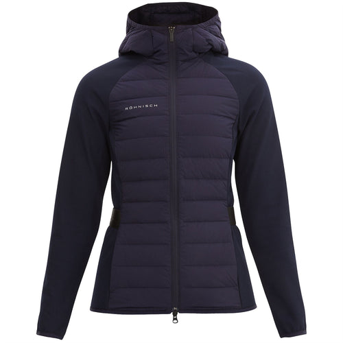 Womens Force Hooded Regular Fit Hybrid Jacket Navy - AW23
