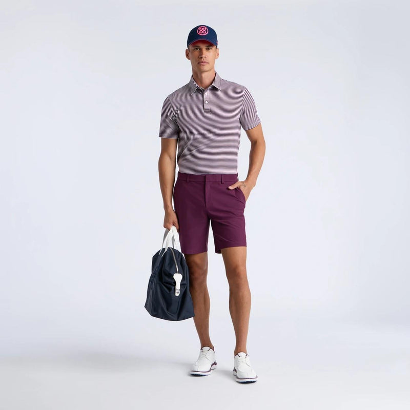 Tech Tour 8-Inch Four-Way Stretch Shorts Dark Plum