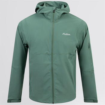 Malbon Golf Performance Full Zip Shell Jacket Forest | TRENDYGOLF.COM