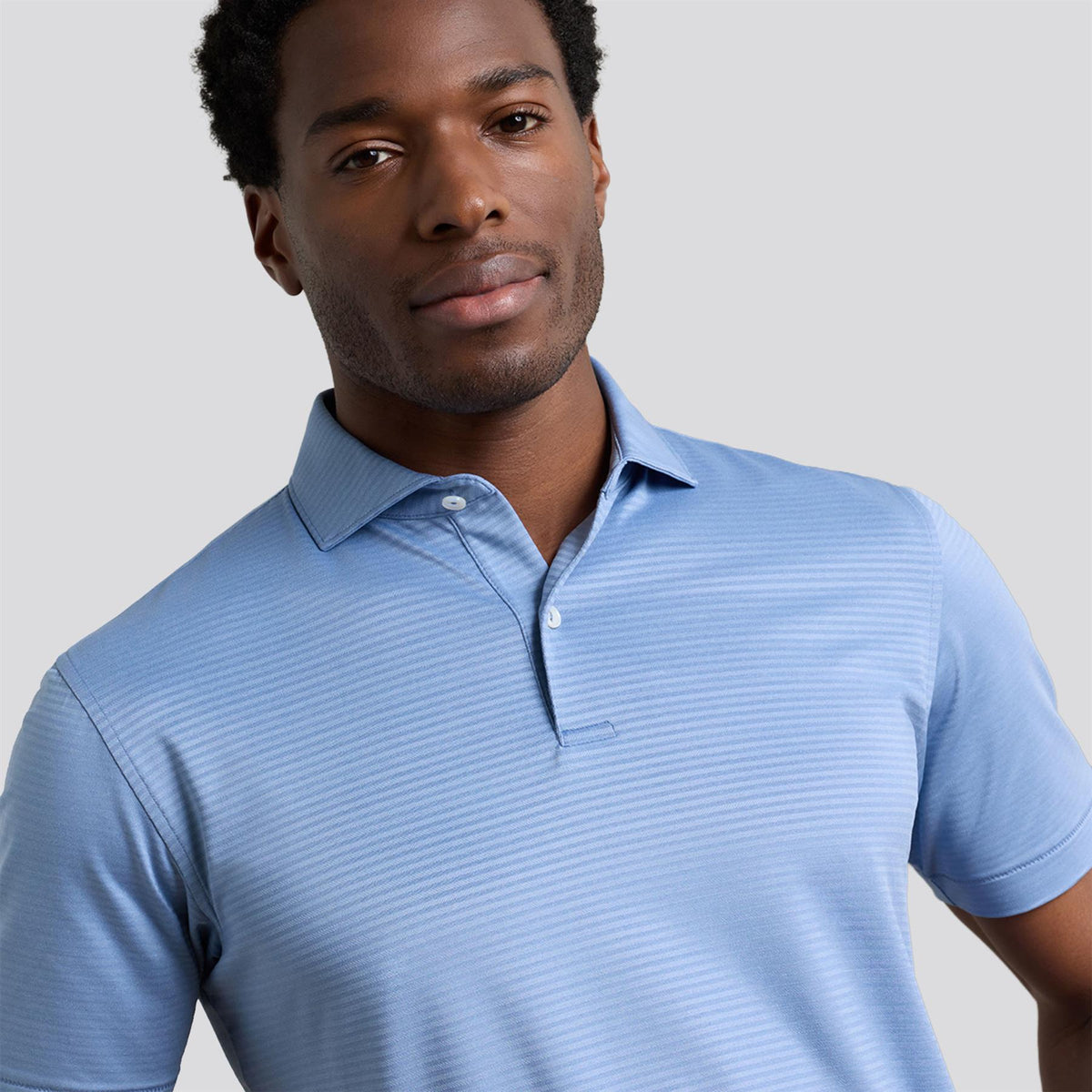 Empire Performance Jersey Polo Windy Blue