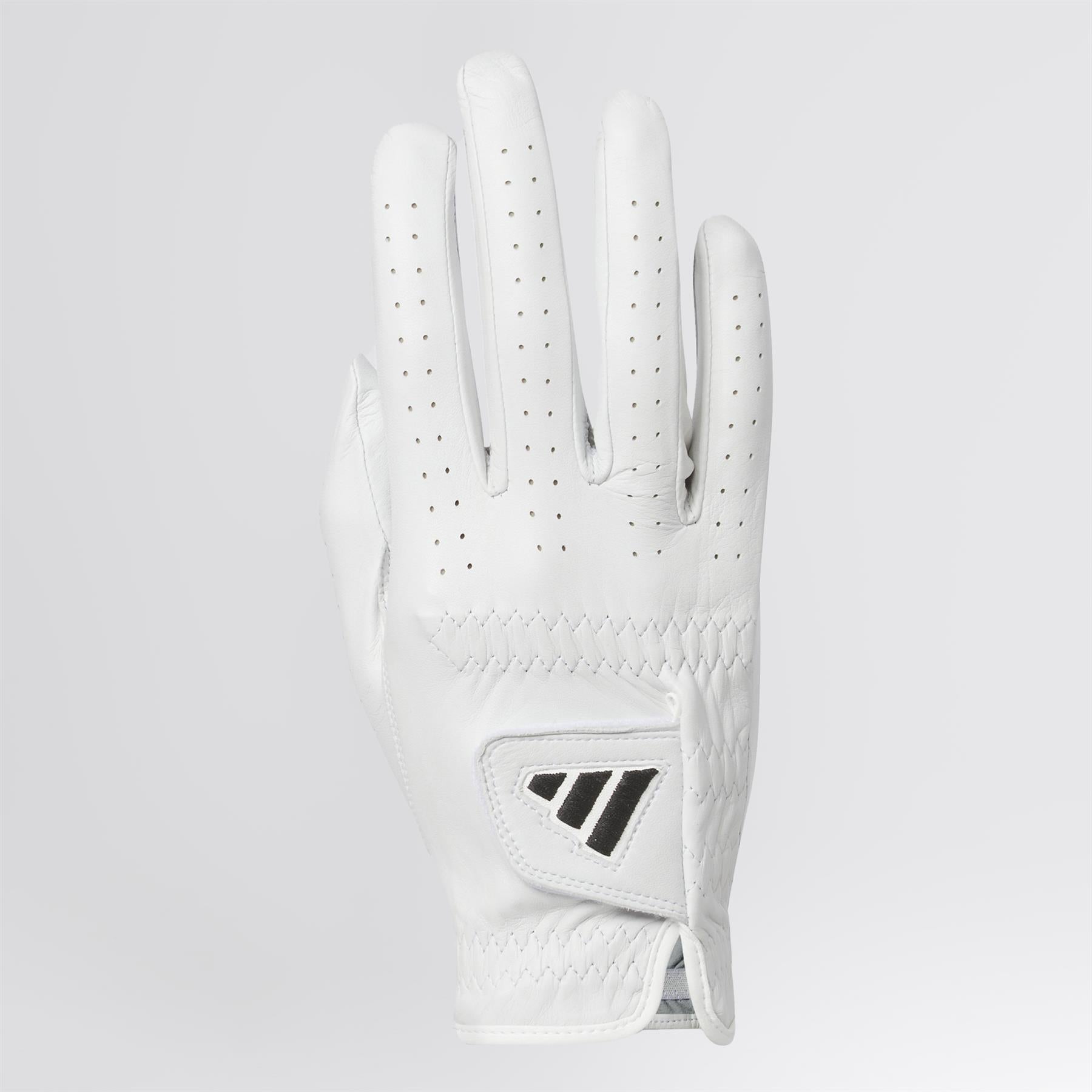 Pro Leather Right Hand Golf Glove White