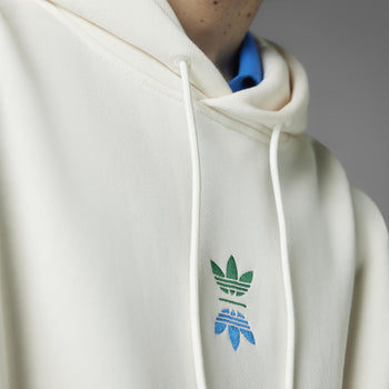 adidas Rolling Links DWR Hoodie White | TRENDYGOLF UK