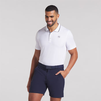 MATTR Elevated Solid Polo White Glow