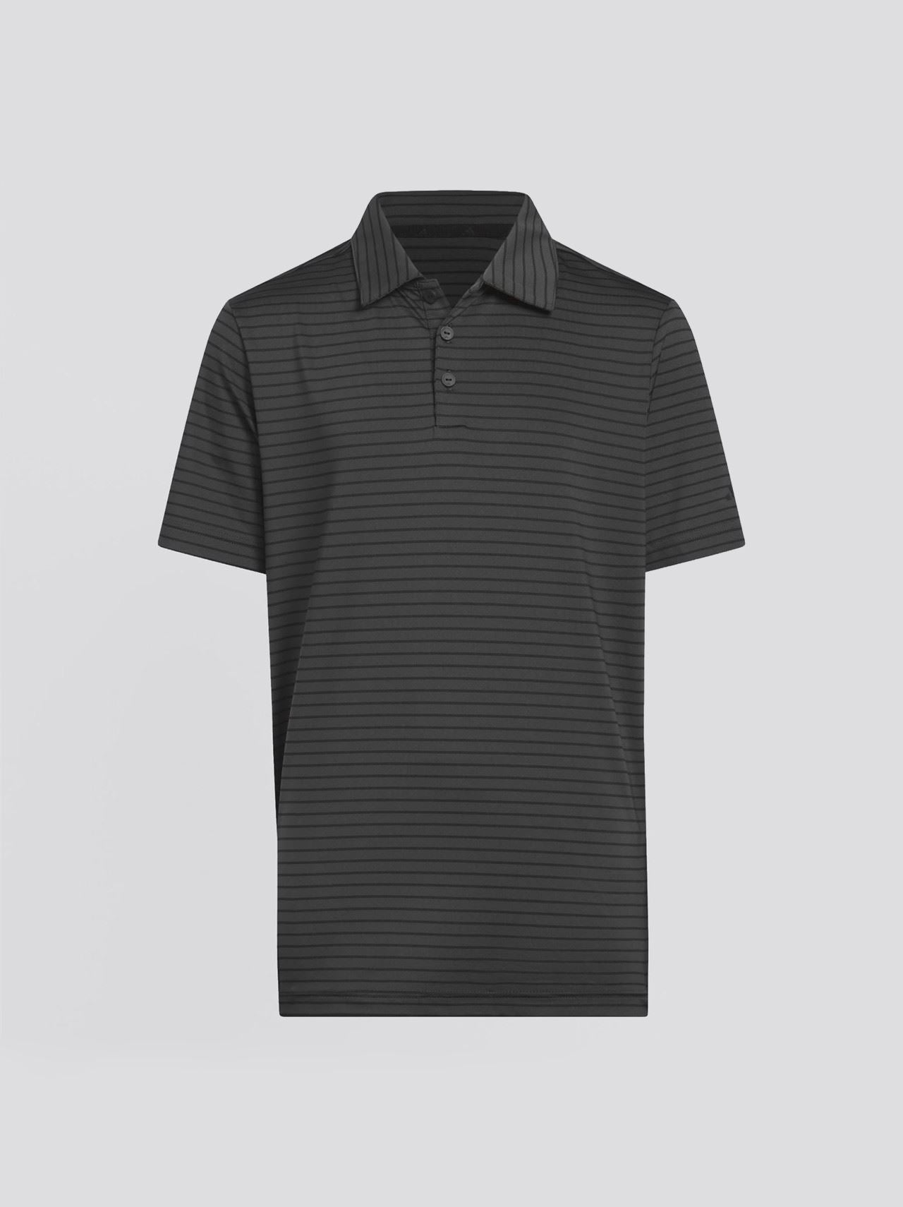 Boys Climacool Striped Polo Black