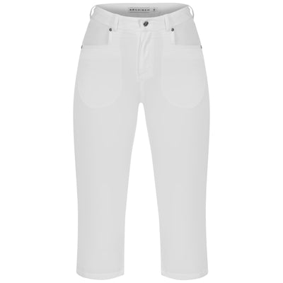 Womens Chie Comfort Capri Trousers White - SS24