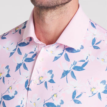 x AP Spring Florals Polo Pale Pink