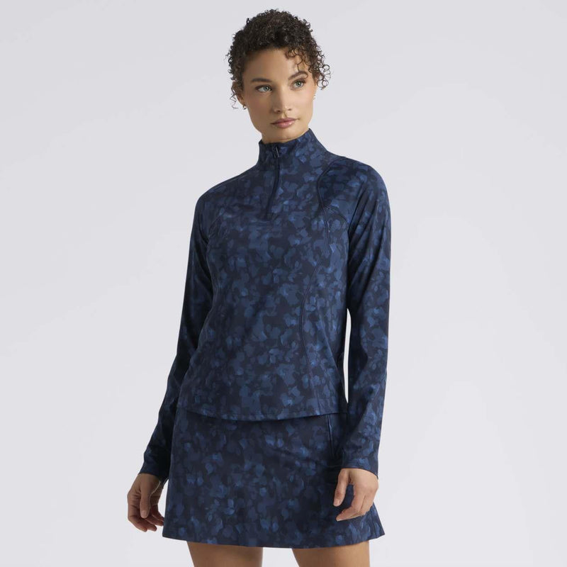 Petal Silky Tech Nylon Quarter Zip Pullover