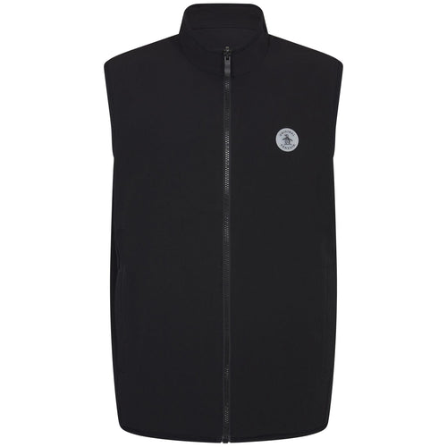 Lightweight Mixed Media Reversible Gilet Black Iris - AW24