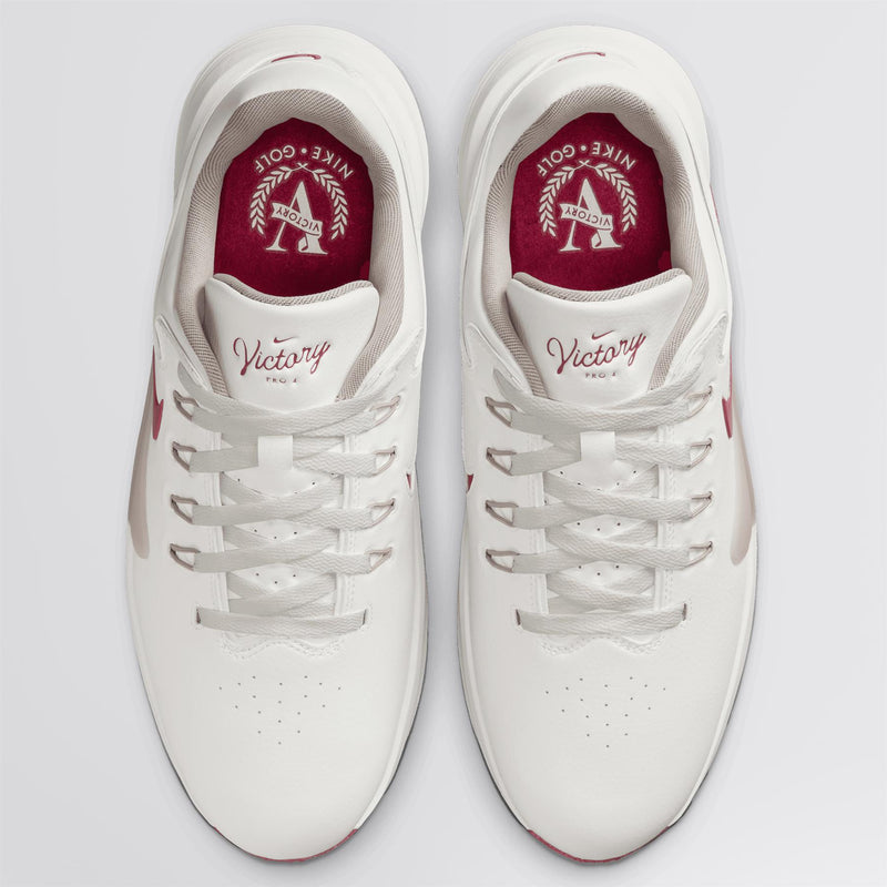 Victory Pro 4 Golf Shoes Summit White/Team Red/Taupe Grey