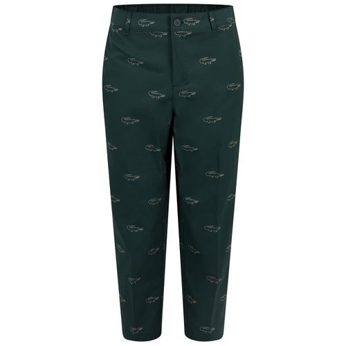 Ultra-Dry Twill Printed Trousers Green - AW24