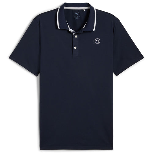 MATTR Elevated Solid Polo Deep Navy - SS25