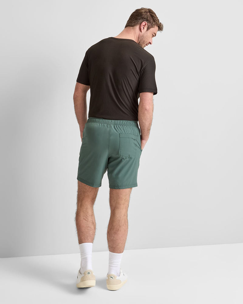 Kore 7-Inch Lined Short Agate Green Tonal