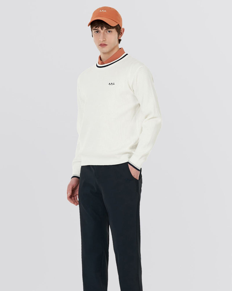 Simon Sweater White
