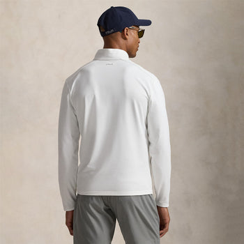 RLX Half Zip Stretch Jersey Mid Layer Ceramic White