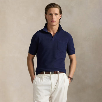 トップス EVCON COTTON KNIT S/S POLO/NAVY Buy Navy Blue Regular Fit Cotton Rich Short Sleeve Knit Polo