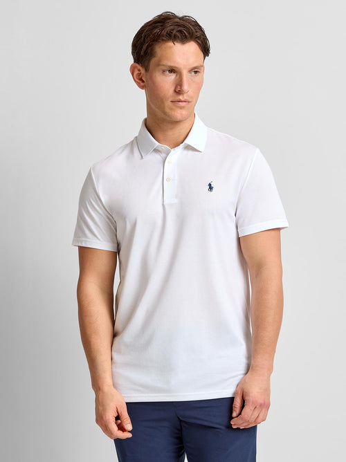 RLX Tailored Fit Tour Pique Polo Ceramic White