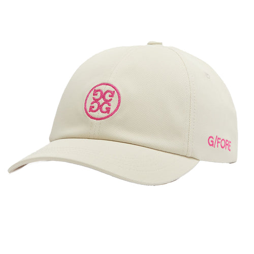 Womens Circle G's Stretch Twill Snapback Hat Stone - AW23