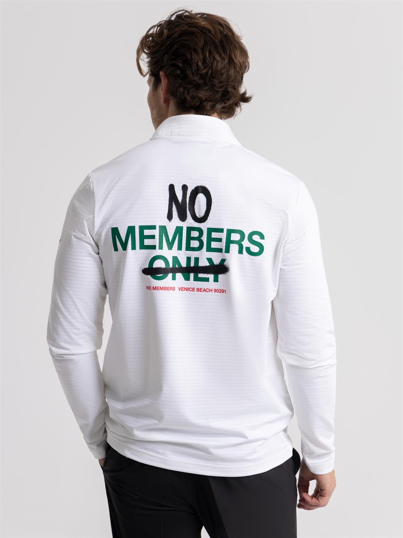 Nike No Members x Nike Victory Half Zip Mid Layer White