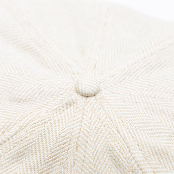 Ralph Lauren x TRENDYGOLF 8 Panel Herringbone Wool Cap Tan