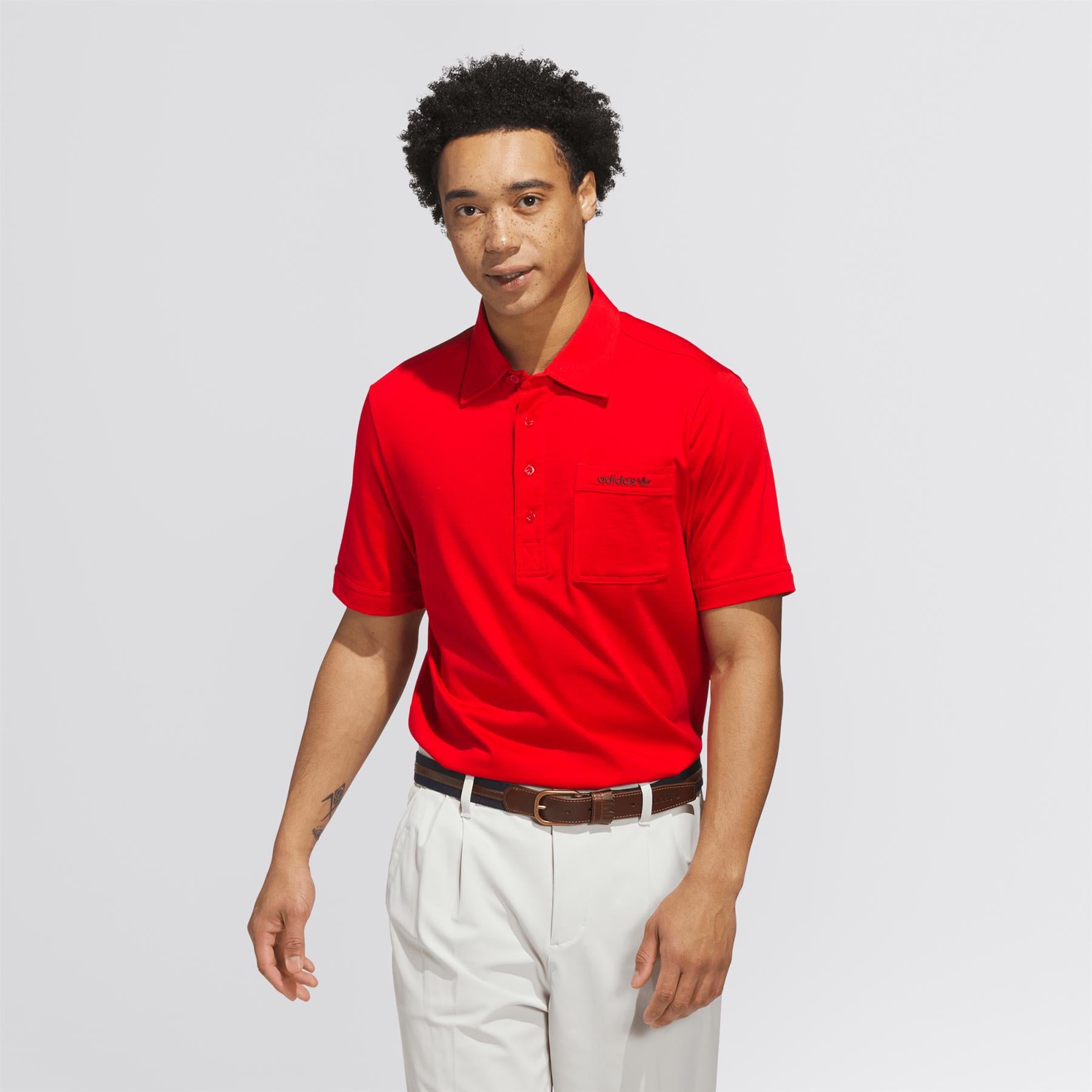 Archive Pocket Polo Better Scarlet