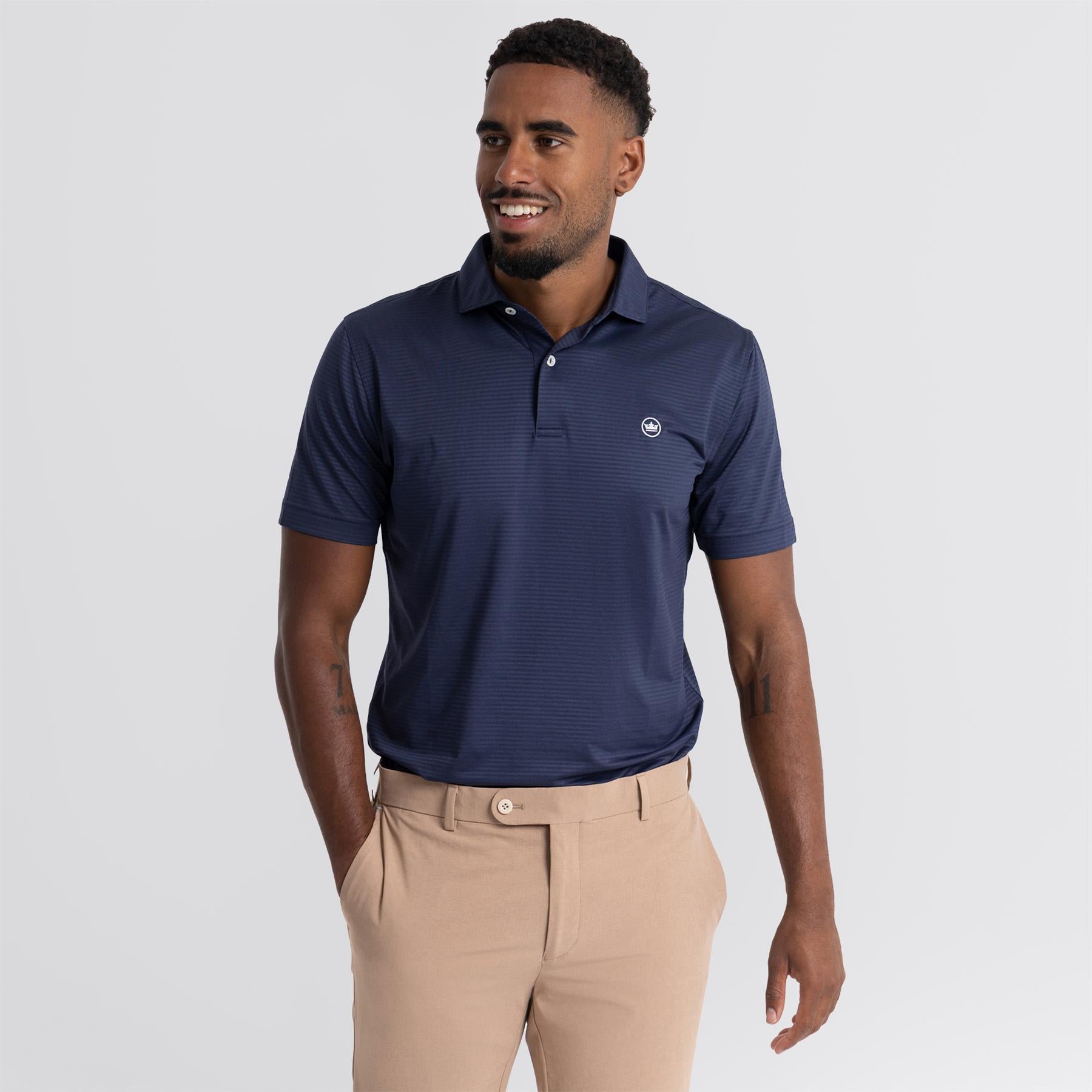 Empire Performance Jersey Polo Navy