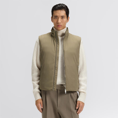 H-Darens Gilet Open Brown