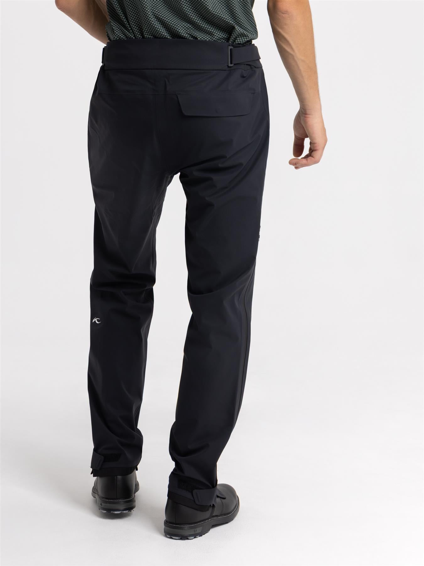 Kjus Pro 3L Waterproof Trousers Black TRENDYGOLF UK