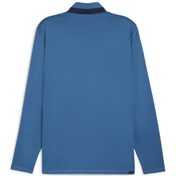 Lightweight Quarter Zip Mid Blue Horizon/Deep Navy