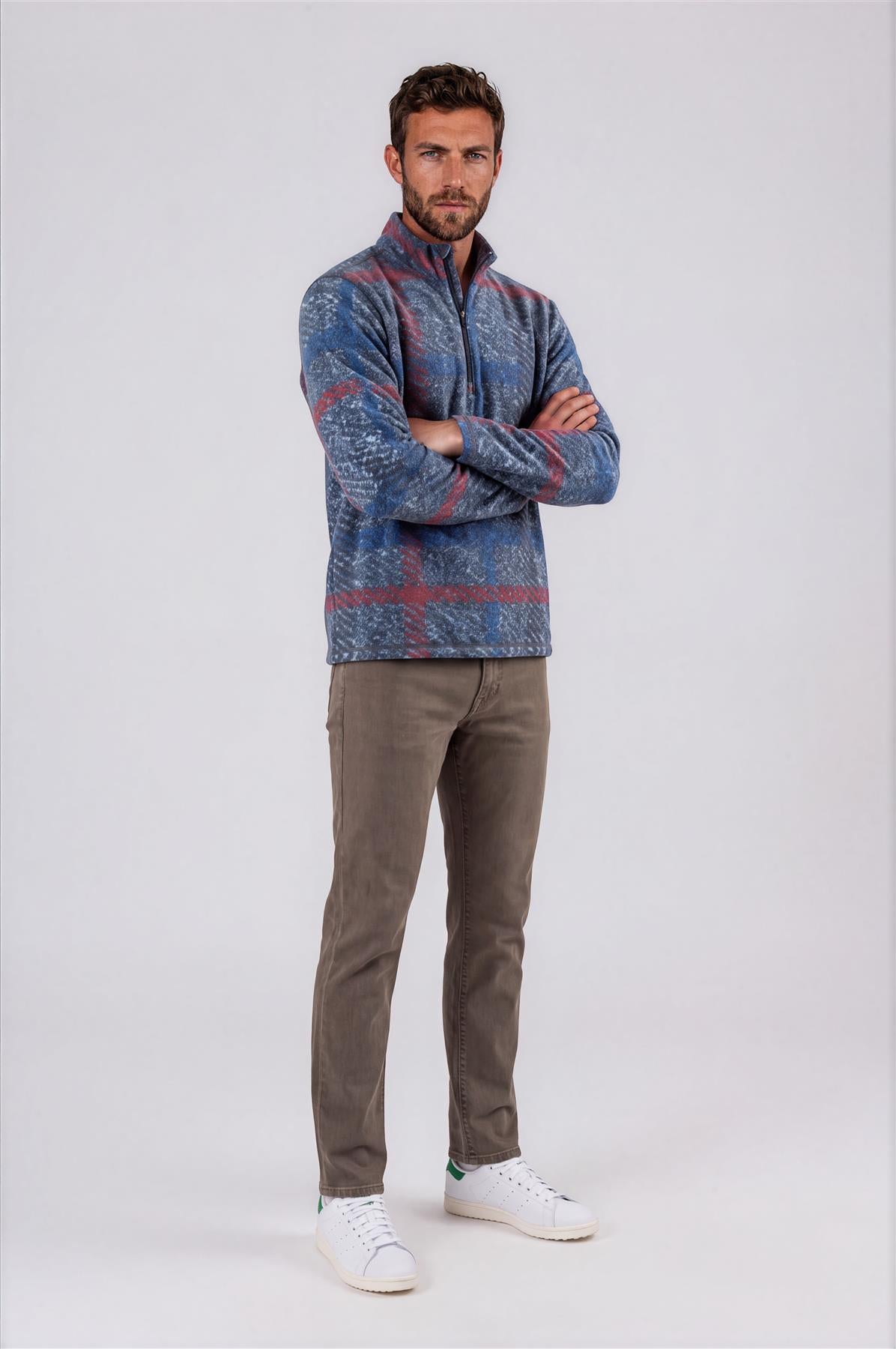 Dunbar Quarter Zip Shedd Hatch Check