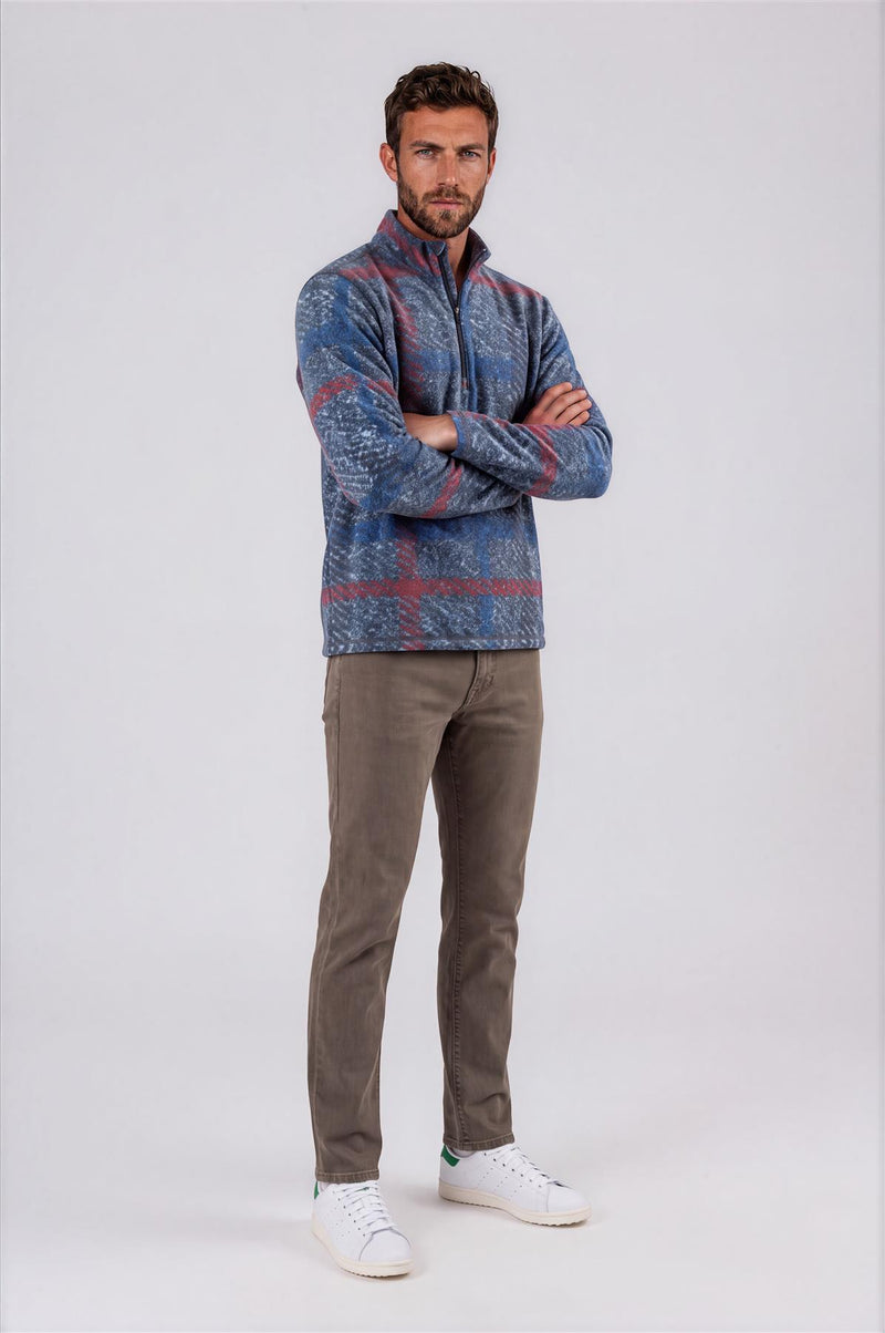 Dunbar Quarter Zip Shedd Hatch Check