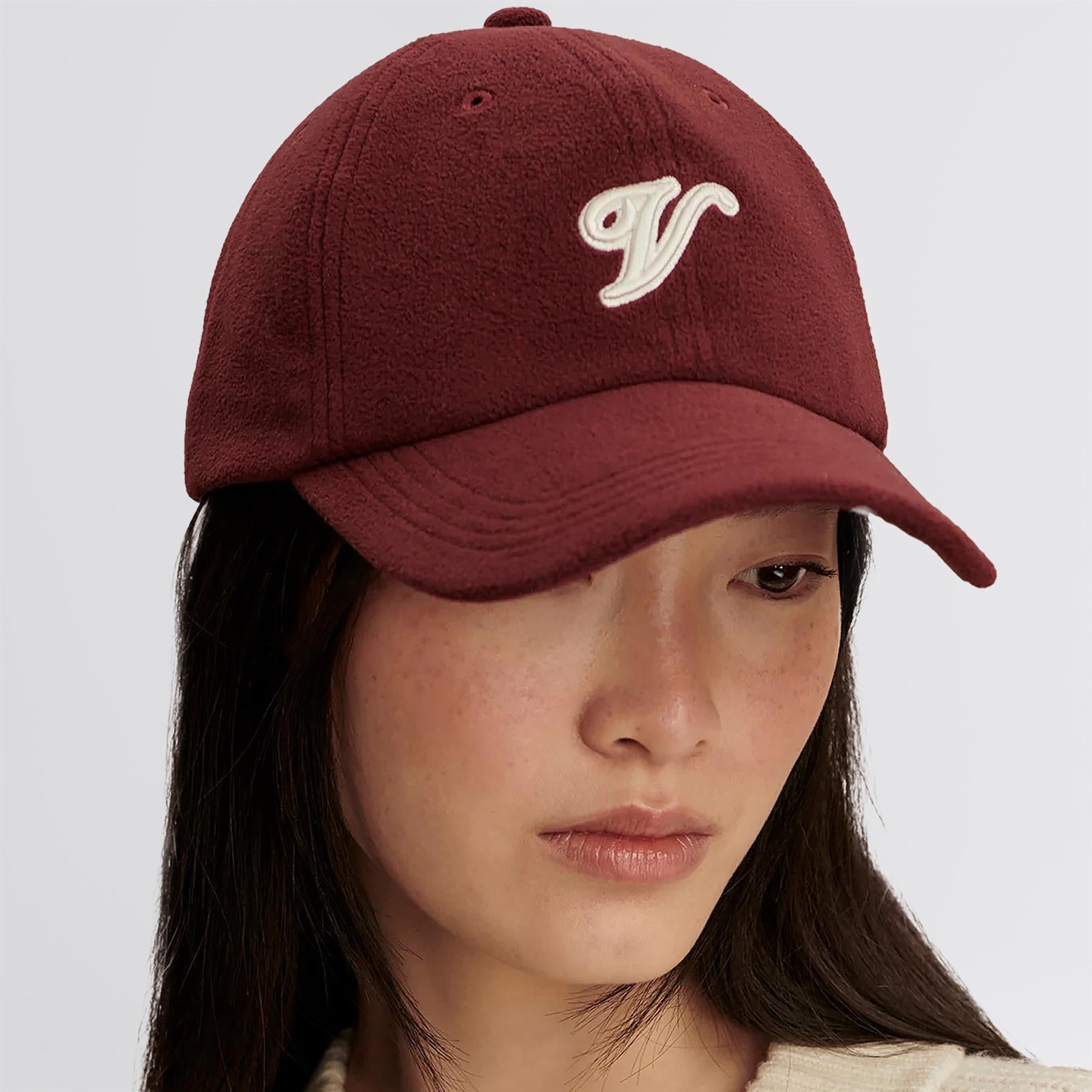 Raina Fleece Cap Red Dahlia