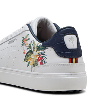 x PTC Clyde Golf Shoes Puma White/Deep Navy/Red Fire