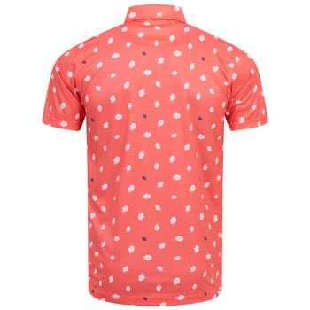 Pure 2.0 Birdies Polo Peach Frost/White Glow