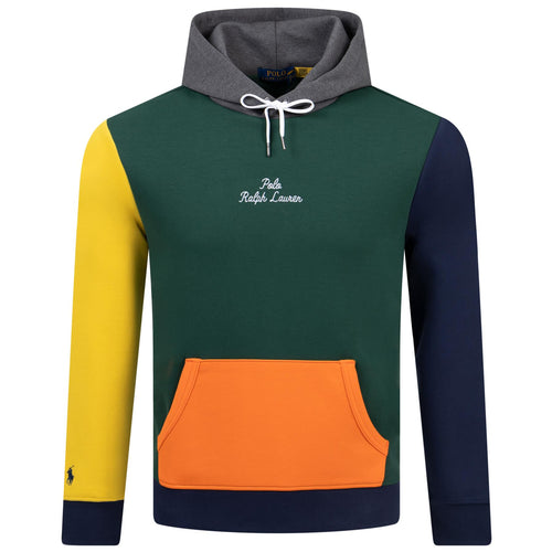 Polo Golf Double Knit Logo Hoodie Vintage Pine Multi - AW24