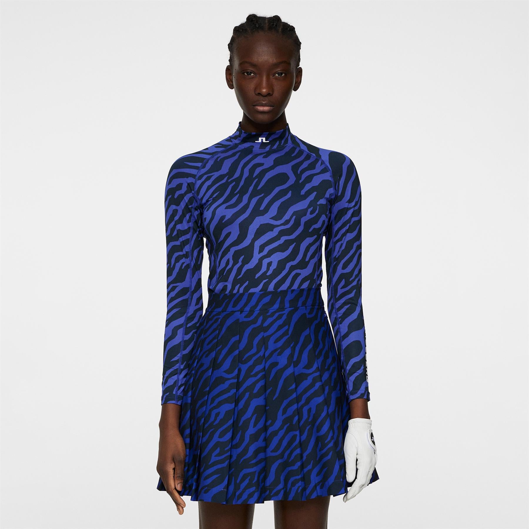 Ella Print Compression Base Layer Tour Tiger Clematis