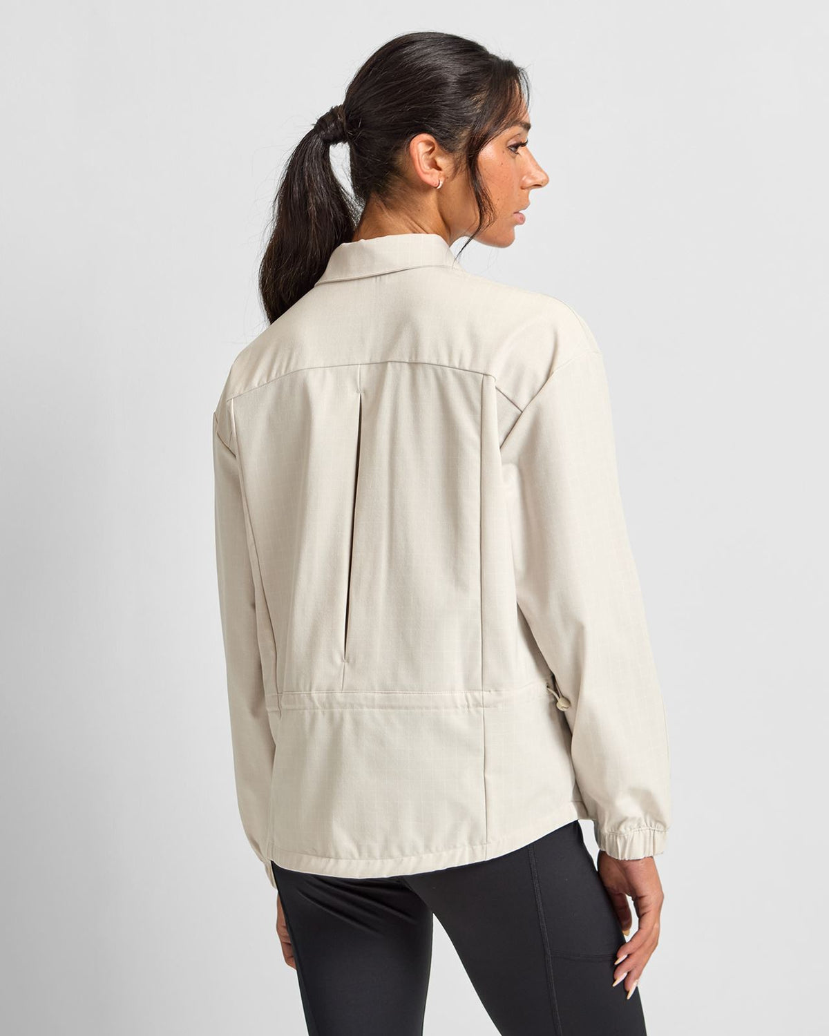 Ultimate365+ Peplum Grid Jacket Wonder Alumina