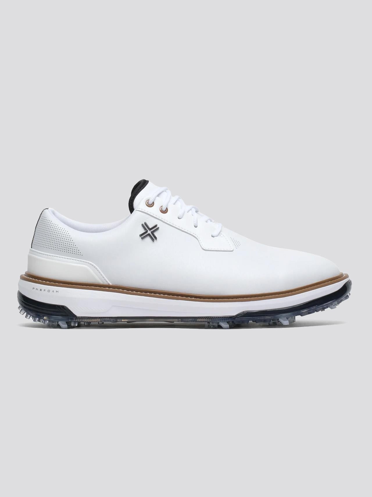 Reserve Classic Tour Spiked Golf Shoes White
