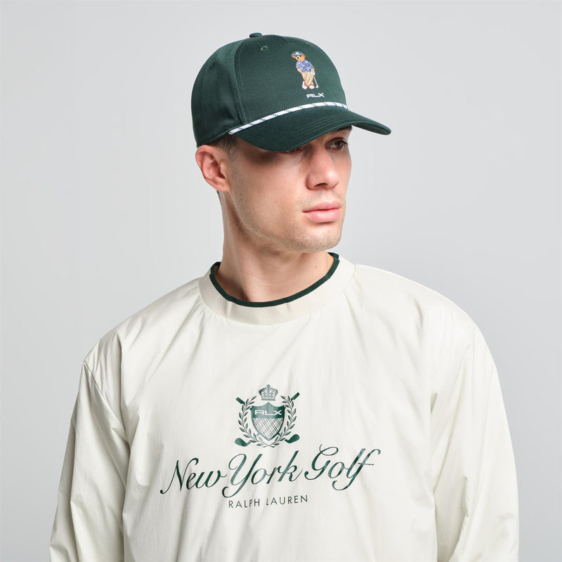 RLX Stretch Hybrid Graphic Pullover Stone Pebble