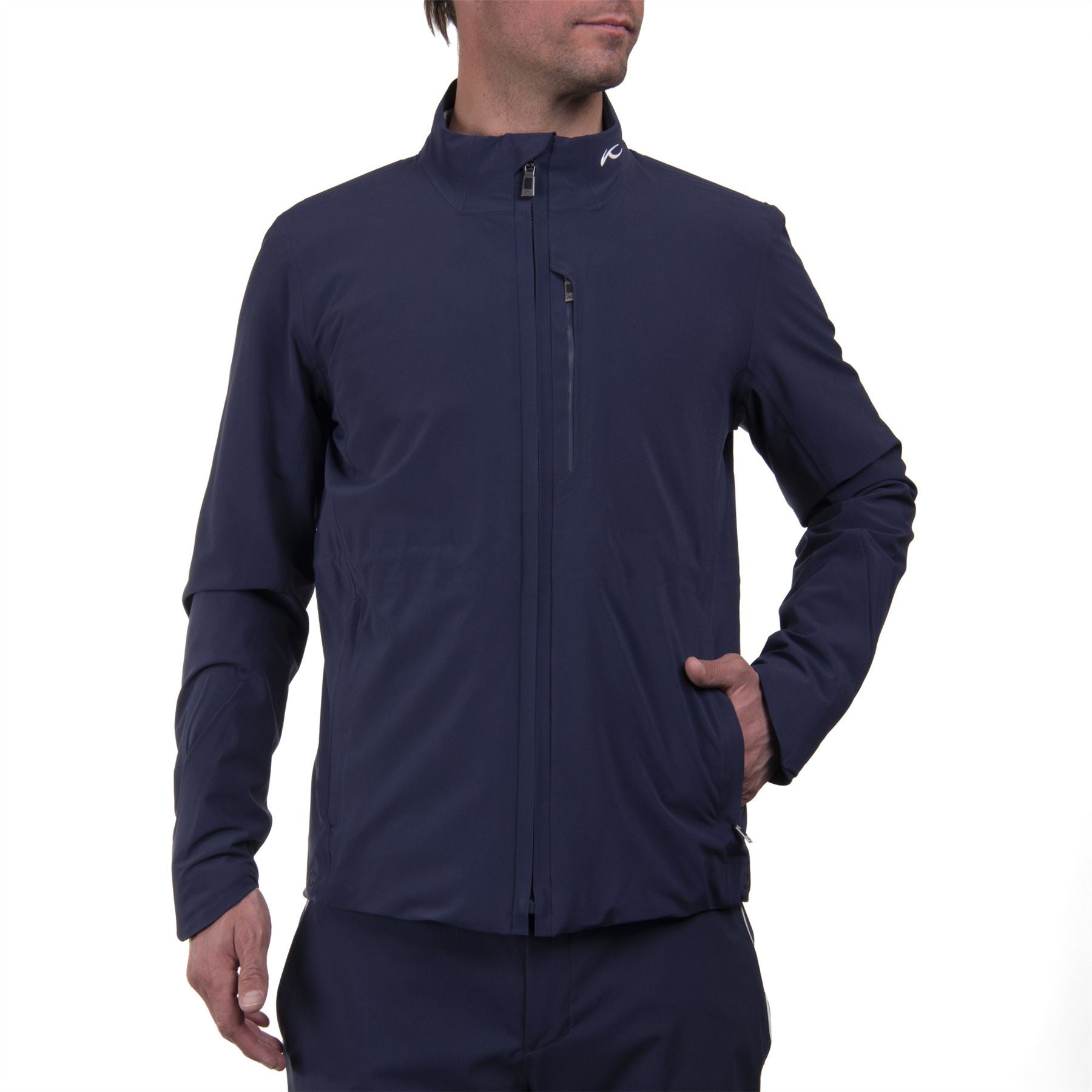 KJUS Atlanta Blue Waterproof Golf Jacket Stay Stylish Dry