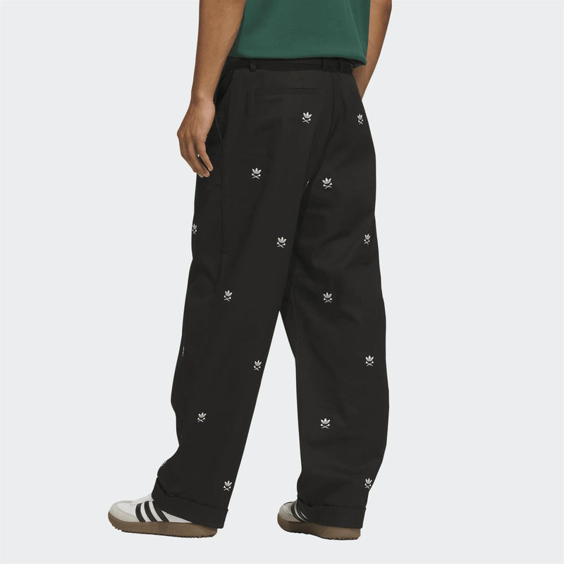 Originals Loose Embroidered Trousers Black