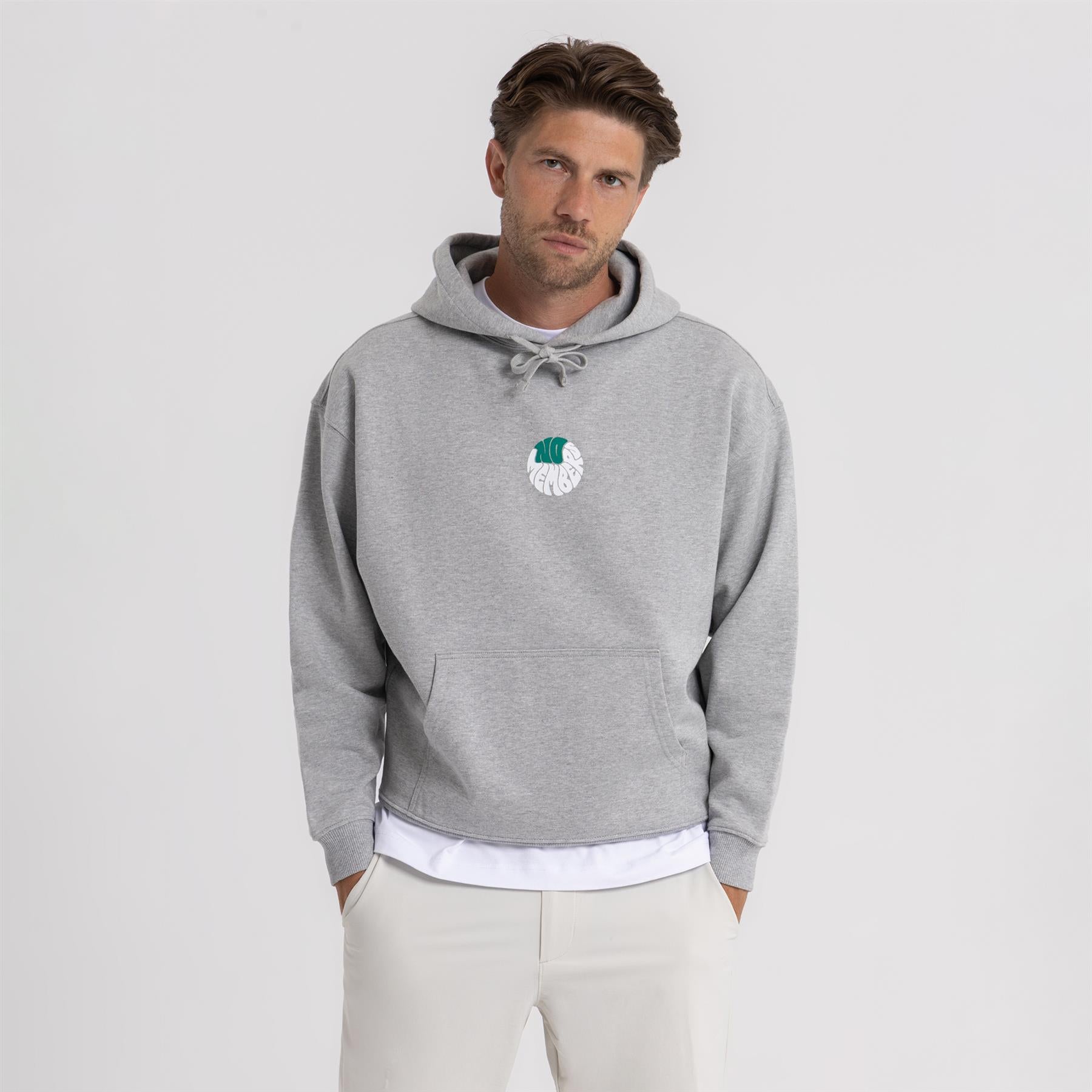 NM Circle Logo Hoodie Grey