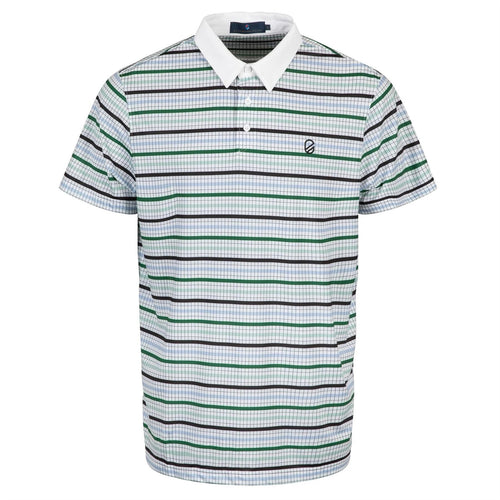 Grid Polo Bright White - SS25