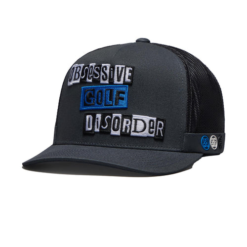 O.G.D Tall Trucker Hat Charcoal - SS25