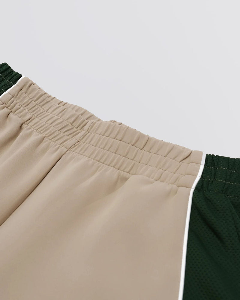 Exhibition Track Shorts Sand
