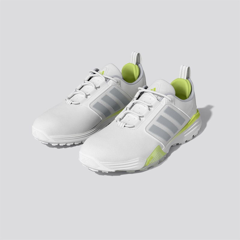 Adipower 26 Spikeless Golf Shoes Footwear White/Silver Met/Frozen Lemon