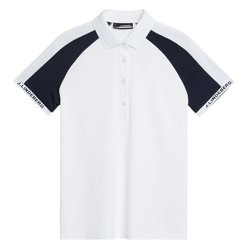 Womens Perinne TX Jersey Polo White - SS24