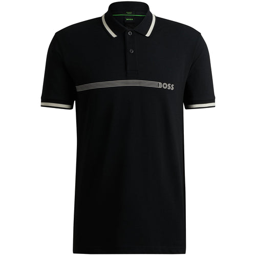 Paddy 1 Cotton Polo Black - AW24