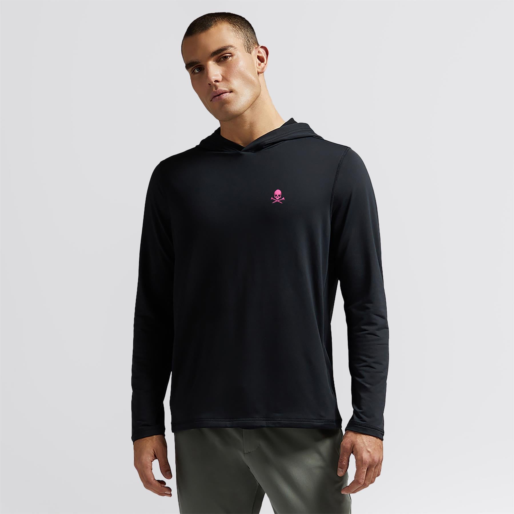 S&T TG X Highlight Brushed Back Tech Terry Hoodie Onyx