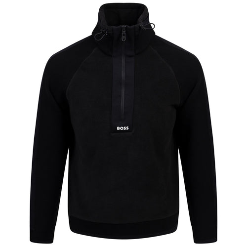 Zartic Half Zip Lightweight Jacket Black - W24